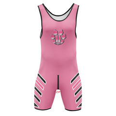 Pink Paw Puppy Play Wrestling Singlet – Zipper Edition from Pridevoyageshop