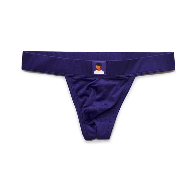 Purple DM Men’s Uniform Patch Thong - pridevoyageshop.com - gay men’s thongs, boxers, briefs and jockstraps