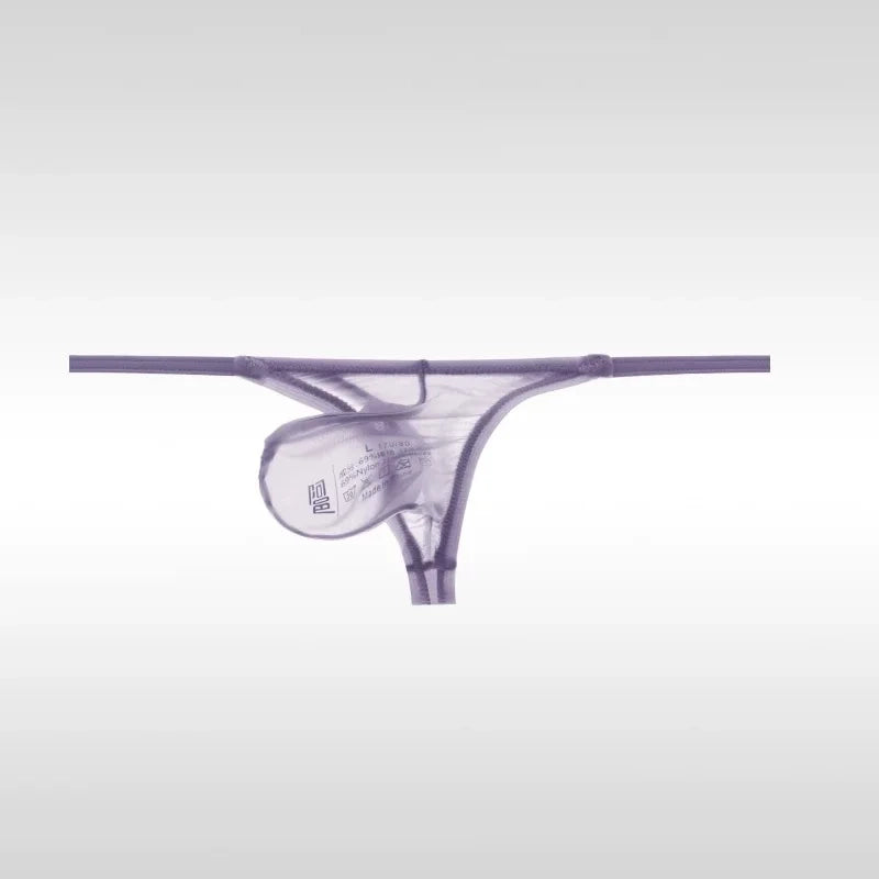 Purple Men’s Raw & Ravishing Sheer Thong - pridevoyageshop.com - gay men’s thongs, boxers, briefs and jockstraps