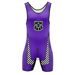 Purple Race Alpha Wrestling Singlet – Zipper Edition from Pridevoyageshop