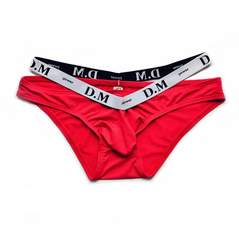 Red DM Men’s Bulge-Boost Low-Rise Brief - pridevoyageshop.com - gay men’s thongs, boxers, briefs and jockstraps