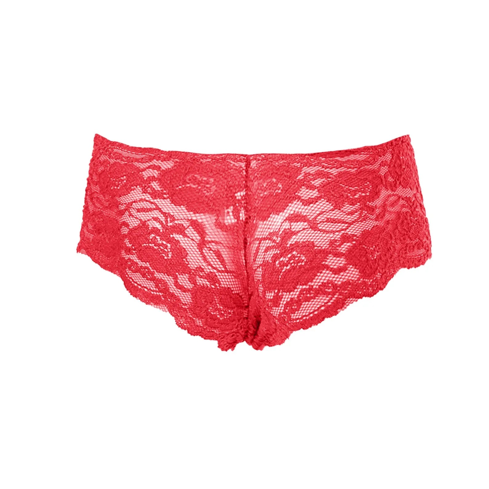 Red Men’s Lace Pouch Panty - pridevoyageshop.com - gay men’s thongs, boxers, briefs and jockstraps