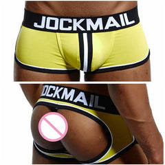 Jockmail yellow backless trunks