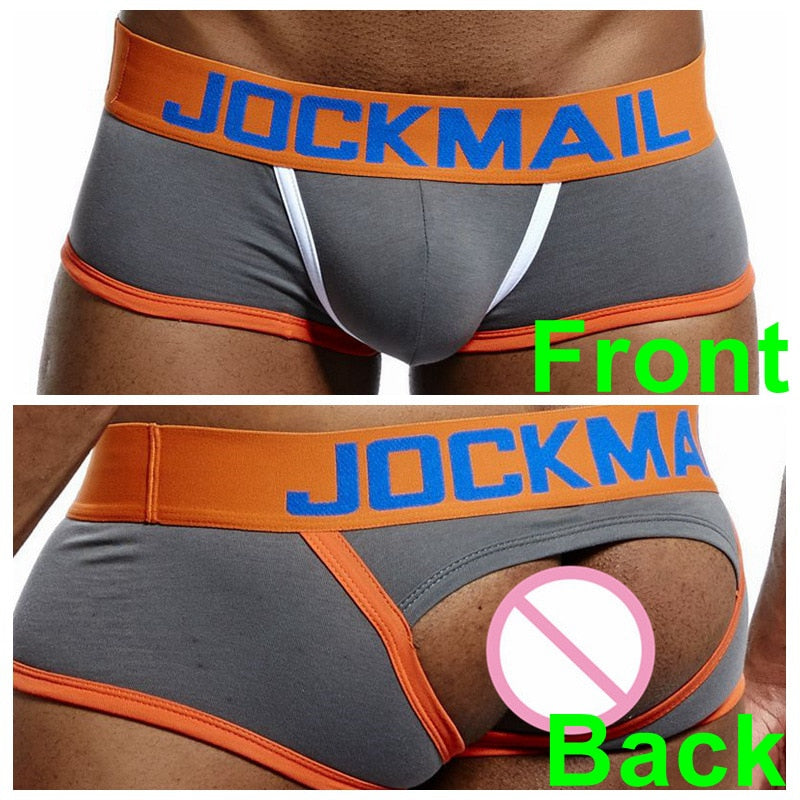 Jockmail gray backless trunks