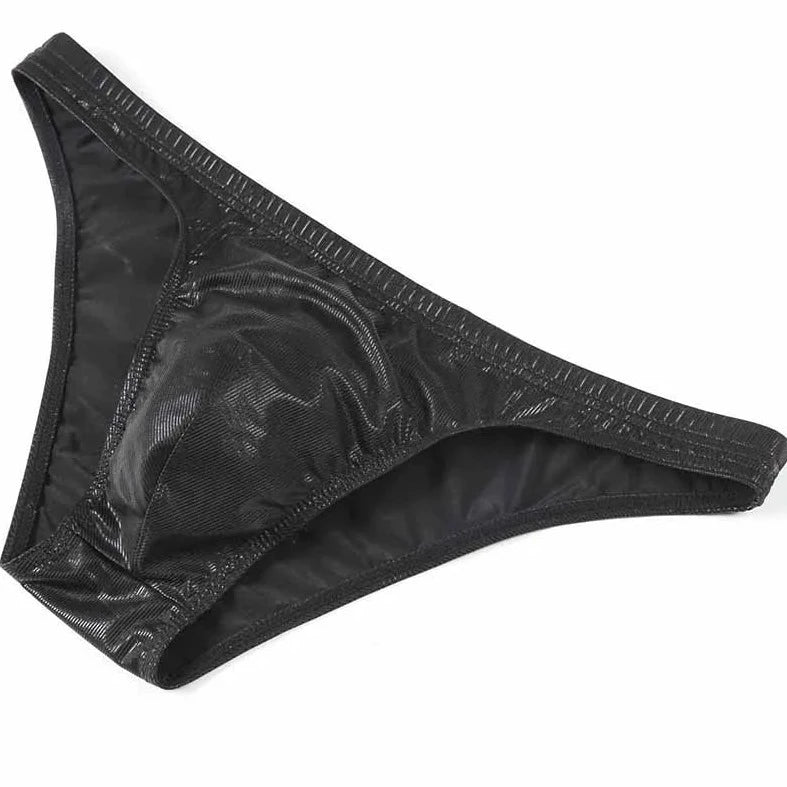 details of black Metallic Stage Star Sleeveless Crop Top & Briefs | Gay Clubwear - pridevoyageshop.com - gay crop tops, gay casual clothes and gay clothes store