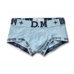 sky blue DM Men's Numbers Boxer Briefs - pridevoyageshop.com - gay men’s underwear and swimwear