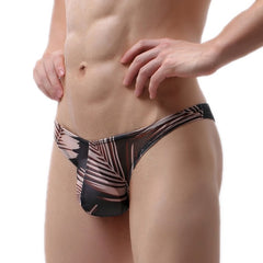 sexy gay man in black Cheeky Summer Low-Rise Briefs | Gay Men Underwear- pridevoyageshop.com - gay men’s underwear and swimwear