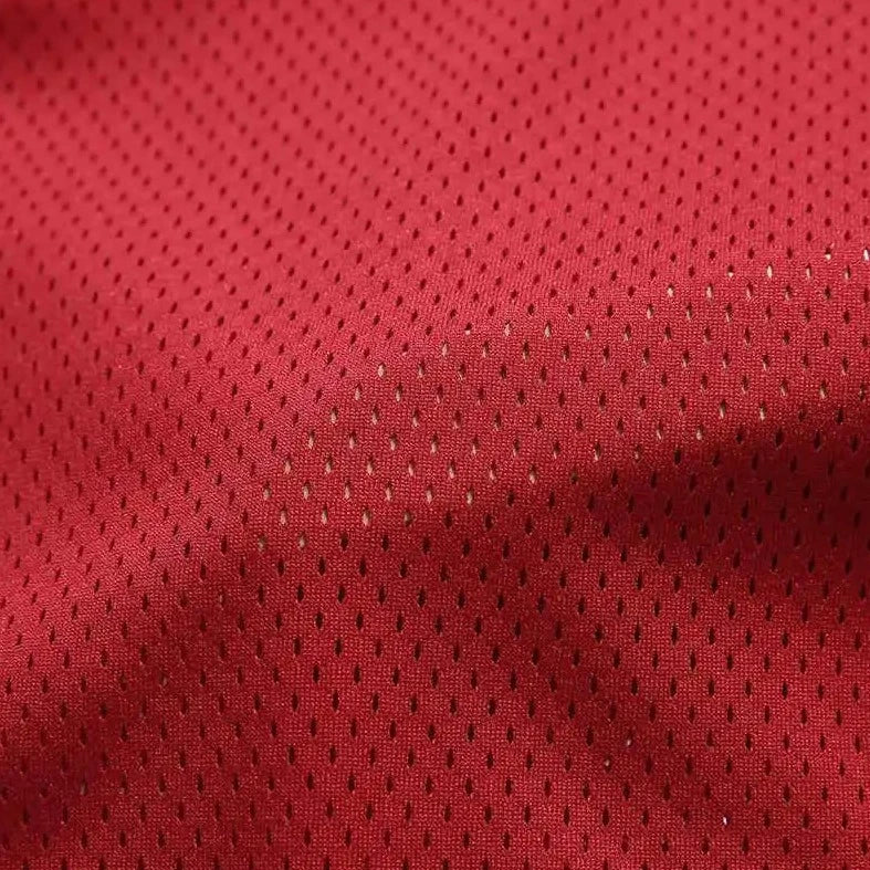 details of red Gay Fashion PU Leather Mesh Crop Tops | Gay Crop Tops & Clubwear - pridevoyageshop.com - gay crop tops, gay casual clothes and gay clothes store