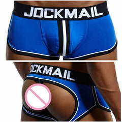 Jockmail blue backless trunks