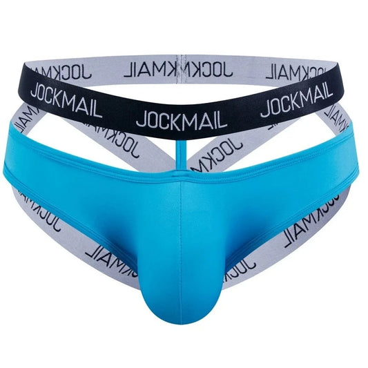 aqua Jockmail Bondage Jockstrap - pridevoyageshop.com - gay men’s underwear and swimwear