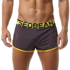 hot gay man in auburn Seobean Mens Gym Shorts With Built In Jockstrap | Gay Shorts - Men's Activewear, gym short, sport shorts, running shorts- pridevoyageshop.com