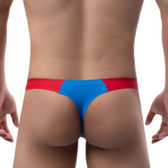blue and red Ultra-Thin Seamless Low-Rise Thongs | Gay Men Underwear- pridevoyageshop.com - gay men’s underwear and swimwear