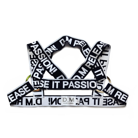 black DM Men's Release O-Ring Chest Harness | Gay Harness- pridevoyageshop.com - gay men’s harness, lingerie and fetish wear