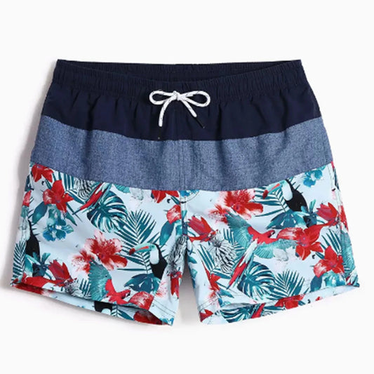 Jungle Marina Flirt Tri-Toned Board Shorts - pridevoyageshop.com - gay men’s underwear and swimwear