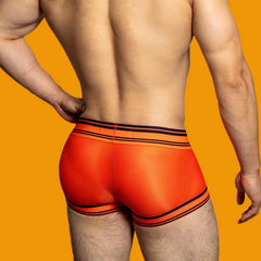 a hot gay man in orange DM Men's Mesh Boxer Briefs - pridevoyageshop.com - gay men’s underwear and swimwear