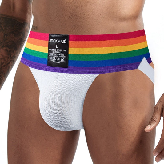hot man in white Gay Jockstrap: Designer Jock Strap & Gay Athletic Supporter- pridevoyageshop.com - gay men’s underwear and swimwear
