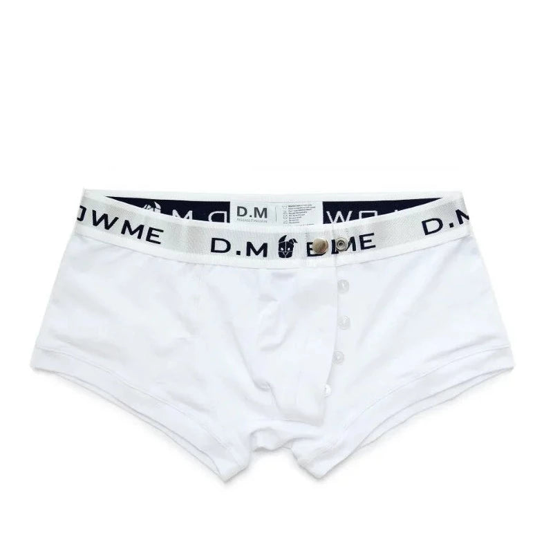 white DM Men's Blow Me Boxer Briefs - pridevoyageshop.com - gay men’s underwear and swimwear