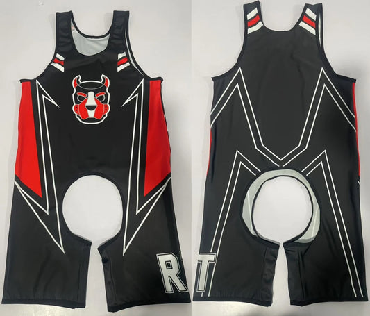 Alpha Puppy Open-Crotch Wrestling Singlet