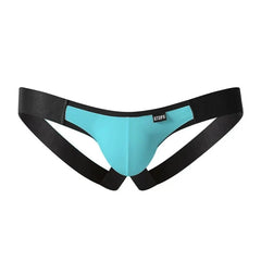 sky blue The Bad Ass Splitter Jockstrap - pridevoyageshop.com - gay men’s underwear and swimwear