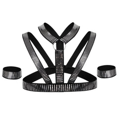 Futuristic Men's Chest Harness: Sexy Gay Clubbing Outfits and Lingerie- pridevoyageshop.com - gay menās harness, lingerie and fetish wear
