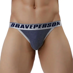 a hot gay man in Royal blue Brave Person Gay Men's Sideshow Briefs - pridevoyageshop.com - gay men’s underwear and swimwear