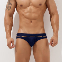 sexy gay man in dark blue Gay Swimwear | SEOBEAN Cut Out Swim Briefs- pridevoyageshop.com - gay men’s underwear and swimwear