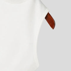 details of white Men's Designer Hollow Out Crop Tops | Gay Crop Tops & Clubwear - pridevoyageshop.com - gay crop tops, gay casual clothes and gay clothes store