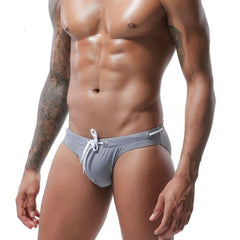 hot gay man in gray Gay Swimwear | Men's Bold Bowtie Swim Briefs- pridevoyageshop.com - gay men’s underwear and swimwear