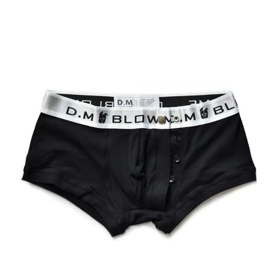 black DM Men's Blow Me Boxer Briefs - pridevoyageshop.com - gay men’s underwear and swimwear