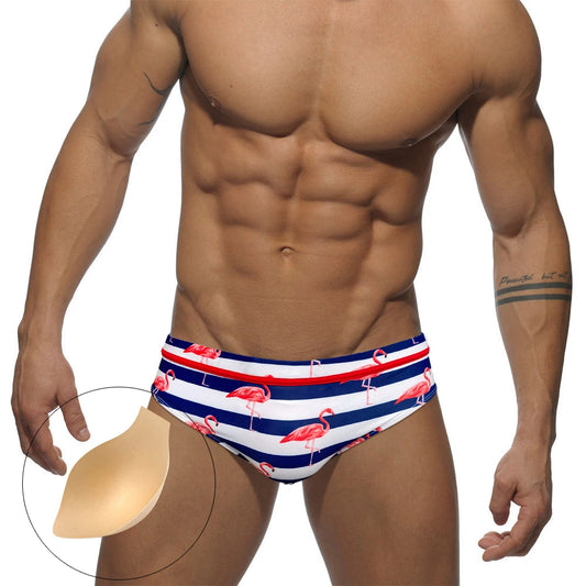 Men’s Flamingo Fling Swim Briefs