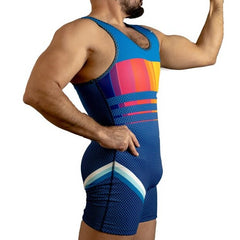 sexy gay hunks in Gay Singlet | Gay Hunks and Bears' Rainbow Wrestling Singlets - Men's Singlets, Bodysuits, Rompers & Jumpsuits - pridevoyageshop.com