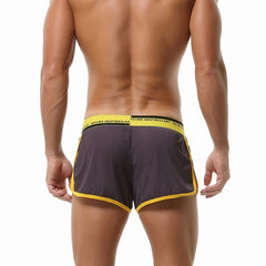 hot gay man in auburn Seobean Mens Gym Shorts With Built In Jockstrap | Gay Shorts - Men's Activewear, gym short, sport shorts, running shorts- pridevoyageshop.com
