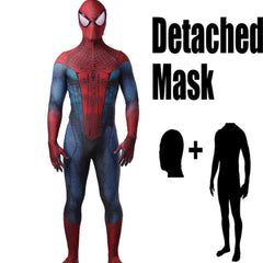 detached mask version SuperHero Bodysuit: Spiderman Costume for Erotic Gay Cosplay- pridevoyageshop.com - gay men’s harness, lingerie and fetish wear
