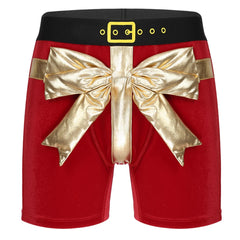 Santa’s Surprise Christmas Boxers - pridevoyageshop.com - gay costumes, men role play outfits, gay party costumes and gay rave outfits