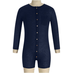 Leave It Open Long-Sleeve Onesie Pajamas for Gay Men