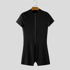 Pull It Down Deep-V Bodysuit for Gay Men