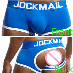 Jockmail blue backless trunks