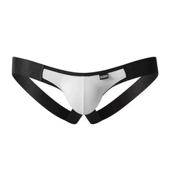 white The Bad Ass Splitter Jockstrap - pridevoyageshop.com - gay men’s underwear and swimwear