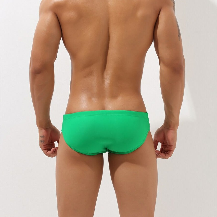 sexy gay man in green Gay Swimwear | SEOBEAN Cut Out Swim Briefs- pridevoyageshop.com - gay men’s underwear and swimwear