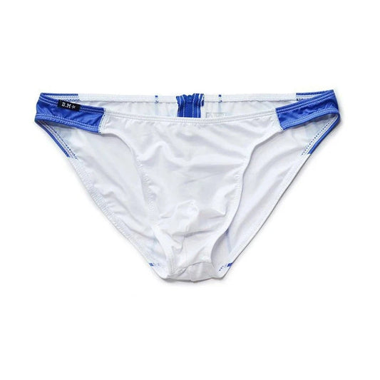 white DM Take It Bitch Open Butt Zipper Briefs - pridevoyageshop.com - gay men’s underwear and activewear