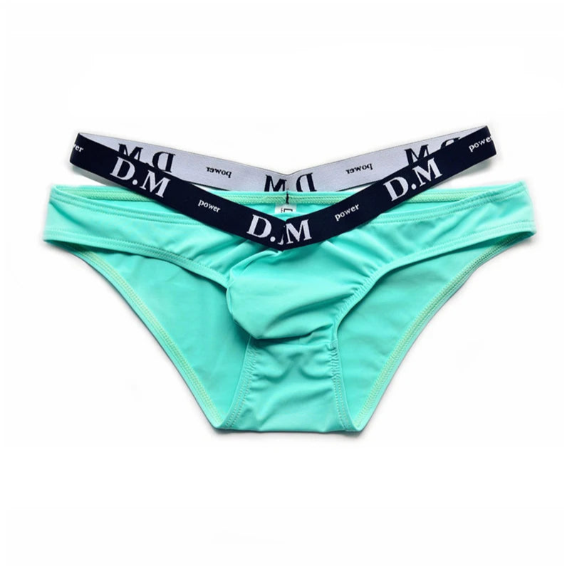 Sky blue DM Men’s Bulge-Boost Low-Rise Brief - pridevoyageshop.com - gay men’s thongs, boxers, briefs and jockstraps
