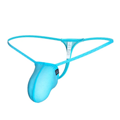 Sky blue Men’s Silk Ultra-Flex Bulge Thong - pridevoyageshop.com - gay men’s thongs, boxers, briefs and jockstraps