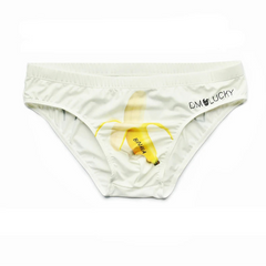 White Banana DM Men’s Cheeky Critters & Fruit Print Brief - pridevoyageshop.com - gay men’s thongs, boxers, briefs and jockstraps