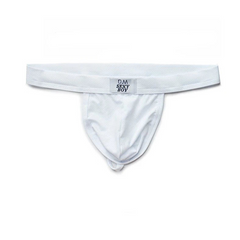 White Men’s DM Sexy Bulge Boy Mesh Thong - pridevoyageshop.com - gay men’s thongs, boxers, briefs and jockstraps