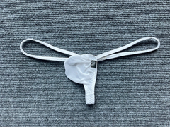 White Men’s Silk Ultra-Flex Bulge Thong - pridevoyageshop.com - gay men’s thongs, boxers, briefs and jockstraps