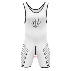 White Paw Puppy Play Wrestling Singlet – Zipper Edition from Pridevoyageshop