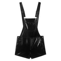 a flat lay of Black P-Town Party Shortalls - pridevoyageshop.com - gay men's fashion, clubwear, party outfit