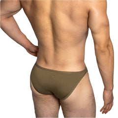 a hot man in army green DM Men’s Tummy Strap Jock Briefs - pridevoyageshop.com - gay men’s thongs, boxers, briefs and jockstraps