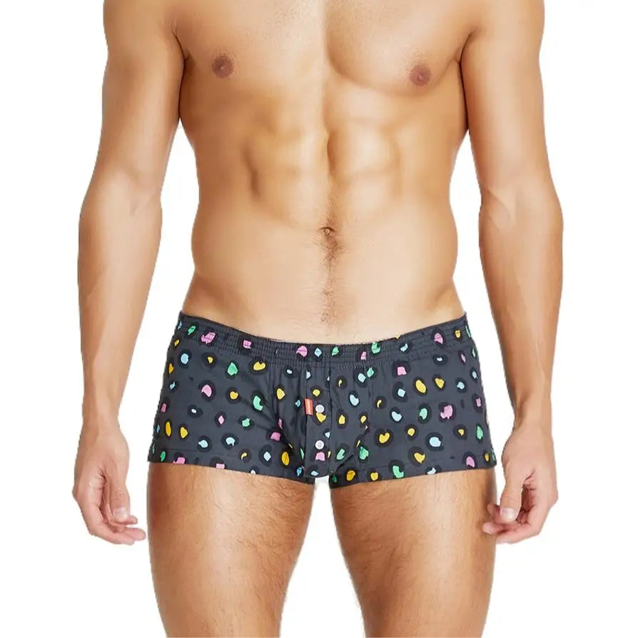 a hot man in black CockCandy Stripes Boxers - pridevoyageshop.com - gay men’s thongs, boxers, briefs and jockstraps