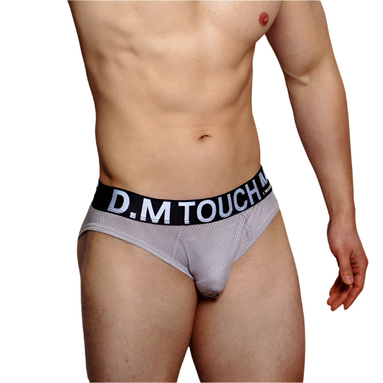 a hot man in gray Men’s D.M. Touch Me Mesh Jockstrap - pridevoyageshop.com - gay men’s thongs, boxers, briefs and jockstraps